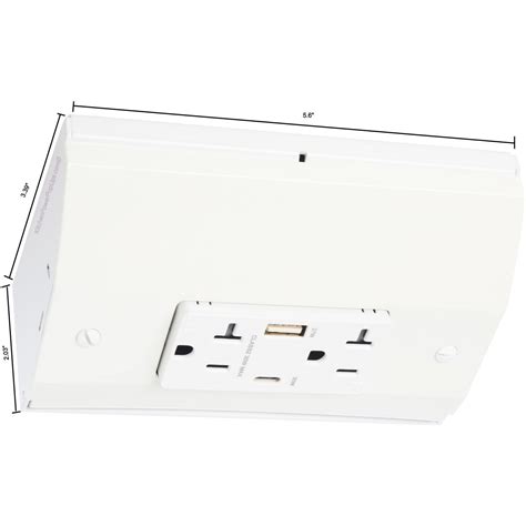 Under Cabinet Power Box, 20A Outlet, 30W USB